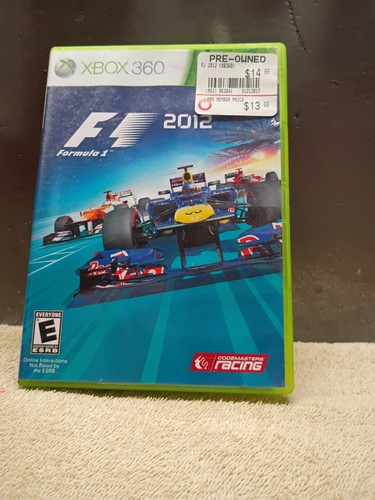 2012 xbox 360 - f1,