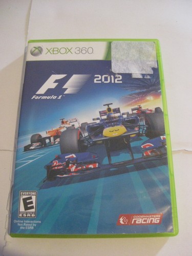 2012 microsoft xbox 360 - f1,